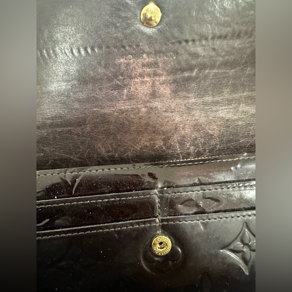 Louis Vuitton Monogram Vernis Porte Feuille Sarah Long Bifold Wallet - Picture 8 of 15